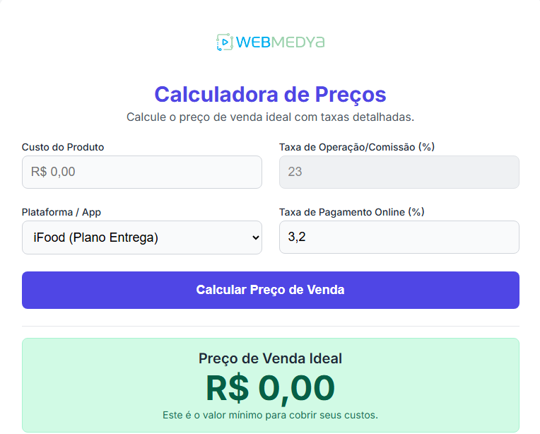 Precificador Delivery