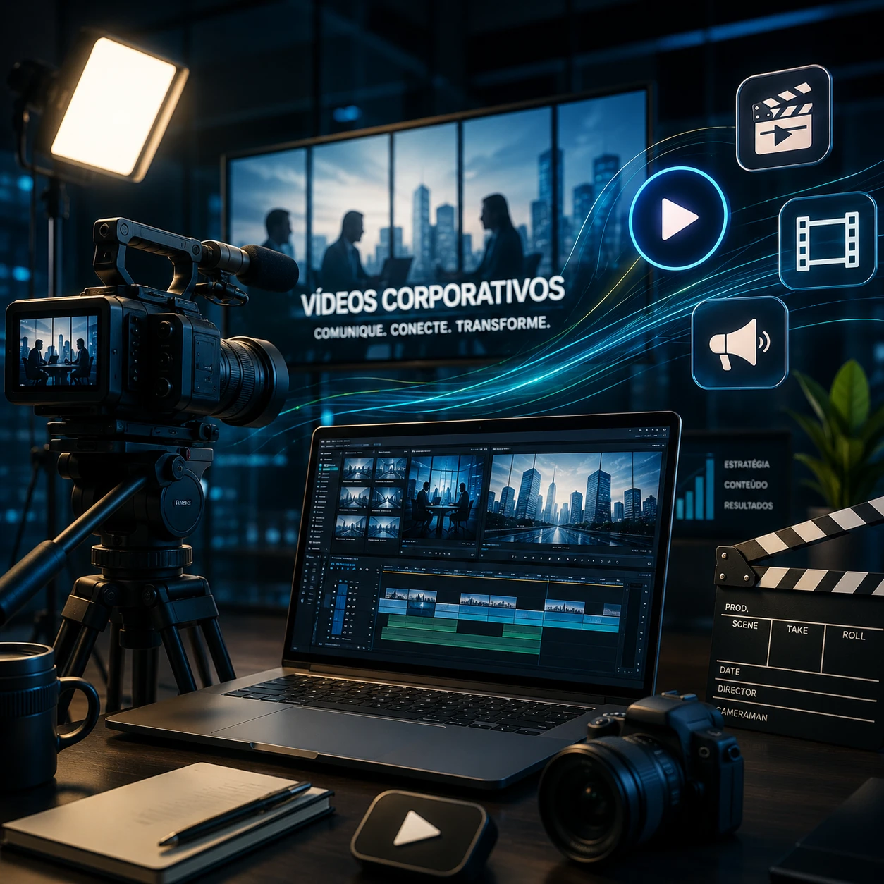 Conteúdo e Vídeos Corporativos